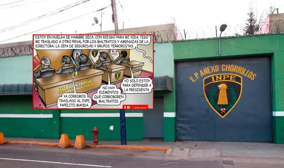 Las excusas del INPE: Carlincatura expone las maniobras para no responder por los abusos dentro penales