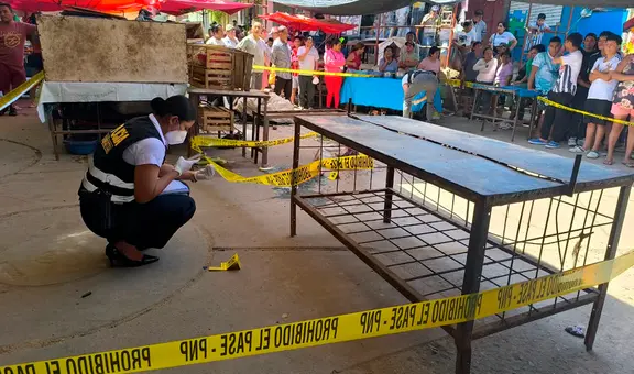 Lo ultiman a plena luz del día: comerciante avícola es asesinado de varios disparos en mercado de Piura