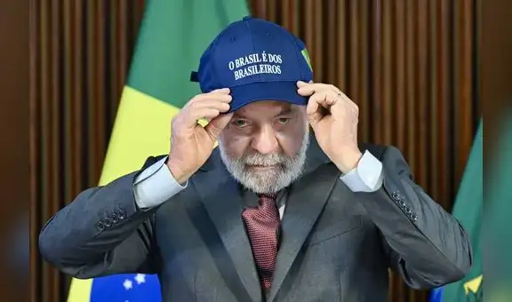 La guerra de las gorras: "Brasil es de los brasileños" el eslogan en un gorra usada por Lula y sus ministros