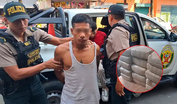 Iquitos: cae presunto cabecilla de la banda 'Las ratas de Maynas' con 16 kilos de droga