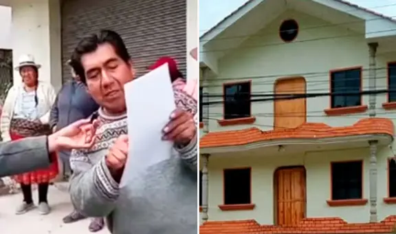 Inmigrante en Estados Unidos envió dinero a su padre por 10 años para que construya su casa y al volver lo botaron