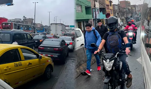 Reaperturan tránsito en Vía Evitamiento tras cierre por paso de vehículos oficiales: pasajeros y vehículos quedaron varados