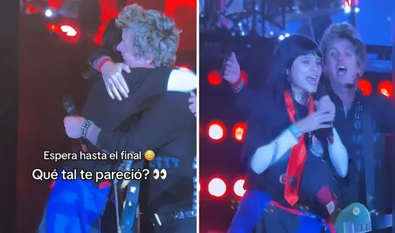 Green Day sorprende al subir a una fan a cantar en su concierto en Lima y su actuación se vuelve viral: "Lo dio todo"