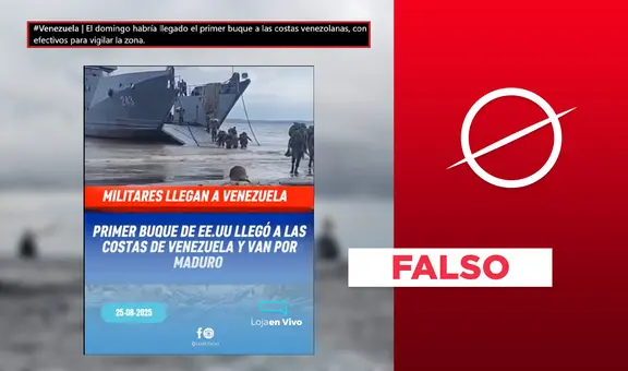 Este video no muestra desembarco de marines de Estados Unidos en costas de Venezuela