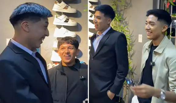 Óscar Junior encuentra a su clon en Tacna y redes bromean: “Uno es de Temu y el otro de Shein”