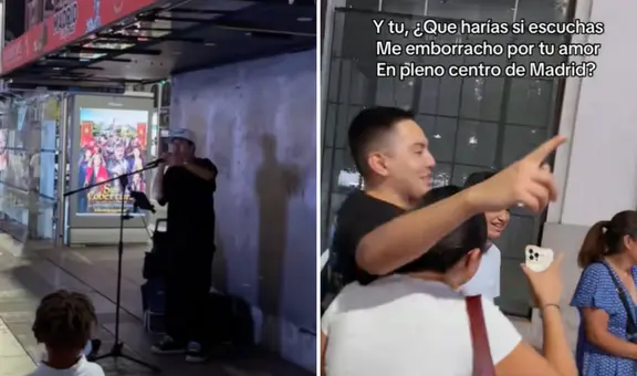 Peruano es captado cantando tema de Armonía 10 en las calles Madrid y emociona en redes: "Primero lloro y luego saco mi chela"