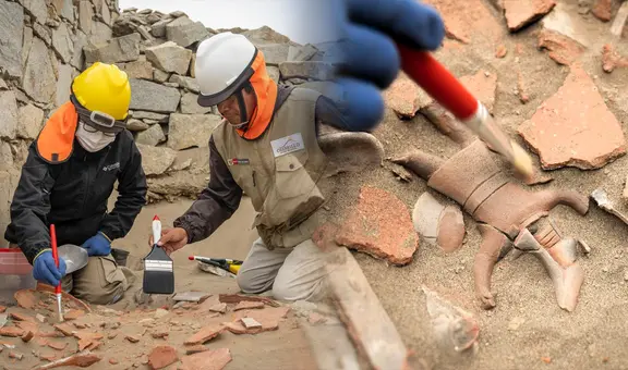 Hallan valiosa pieza arqueológica de civilización que vivió hace más de 2.300 años Áncash
