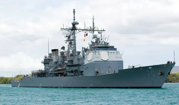 Así es el USS Lake Erie, el impresionante buque lanzamisiles de EE. UU. con el que Trump busca asustar a Maduro