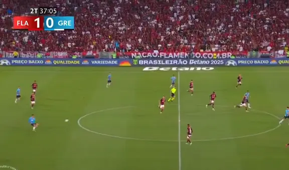 ¡La rompe como defensa y como '5'! El sensacional pase de Erick Noriega para provocar el penal del empate de Gremio ante Flamengo