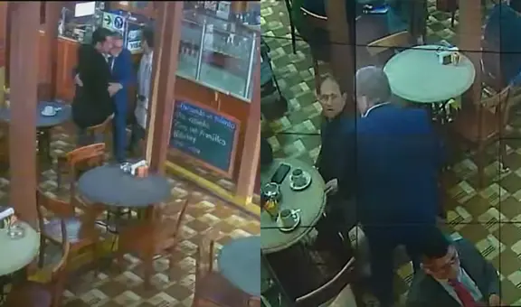 La otra oficina de Juan Santiváñez: captan al ministro reuniéndose con vinculado en el caso Ícaro en restaurante