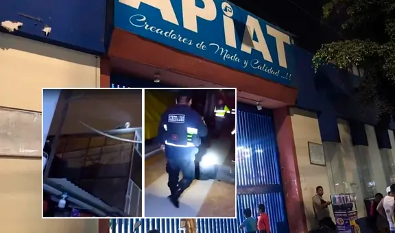 Presunto delincuente cae de techo al intentar huir de las autoridades en Trujillo