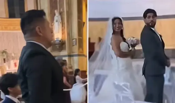 Joven peruano interrumpe boda de su mejor amigo y reacción de la novia sorprende: "Yo me opongo"