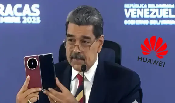 Maduro presume "impresionante" Huawei que China le regaló en medio de tensión con EE. UU.: "Los gringos no lo pueden intervenir"