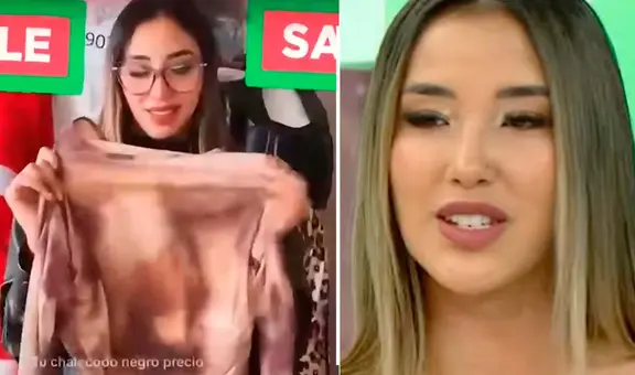 Xiomy Kanashiro se reinventa vendiendo ropa en TikTok y confronta a usuario por comentario sobre su relación con Jefferson Farfán