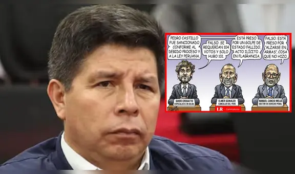 Carlincatura expone las contradicciones en la vacancia y prisión de Pedro Castillo