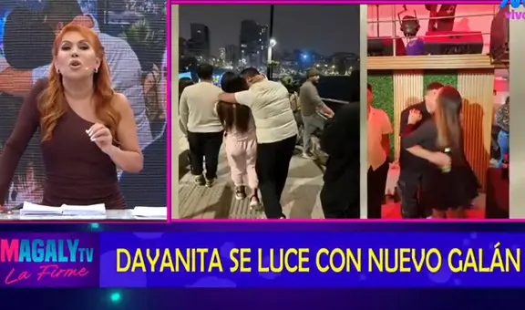 Dayanita es captada con nuevo galán en actitudes cariñosas y Magaly Medina lanza fuerte critica: "Lo tenía de adorno al otro"