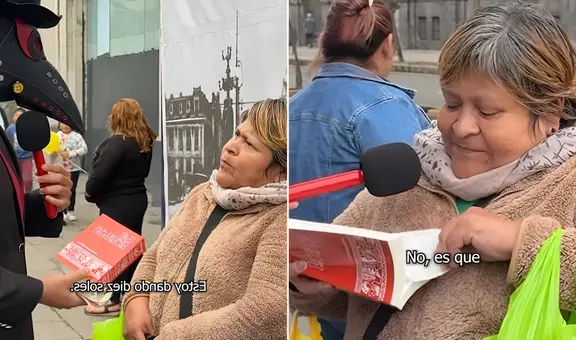 Peruana rechaza romper la Biblia por dinero, pero acepta tras recibir S/20 más: "Necesito para el pasaje"