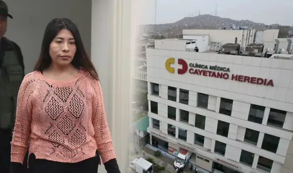 Betssy Chávez fue trasladada a clínica Cayetano Heredia tras presentar signos de deshidratación a causa de la gastritis