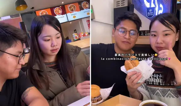 Japonesa queda encantada con pan con chicharrón y pide votar por Perú en 'Mundial de desayunos' de Ibai: "Estoy apoyando"