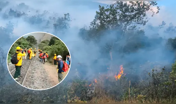 Lluvias y brigadistas logran controlar incendio forestal en Machu Picchu