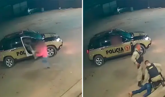 Mujer escapa del auto de su exnovio que la tenía 10 horas secuestrada, se dirige a un patrullero y es rescatada en Brasil