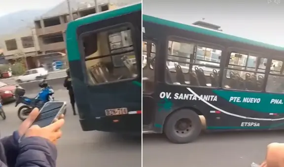 Trabajador de construcción civil es asesinado dentro de bus lleno de pasajeros de la línea 'La Salamanca' en Manchay