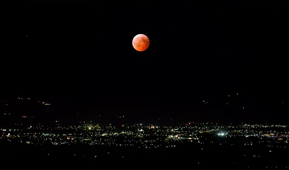 El único país de Sudamérica donde se vio el eclipse lunar el 7 de septiembre