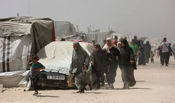 Israel quiere crear una "zona humanitaria" para los habitantes que huyen de Ciudad de Gaza