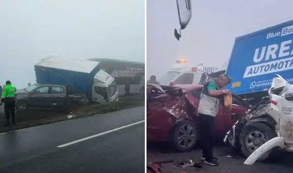 Testigo del fatal choque de 11 vehículos en Pasamayo revela negligencia: "Gritábamos a los choferes para que bajen la velocidad"