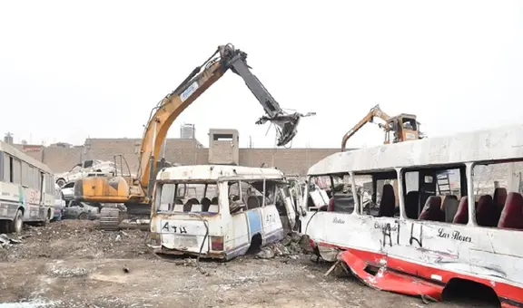 ATU ya ha chatarreado 107 vehículos de transporte público con más de 35 años de antigüedad