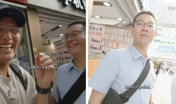 Chino aprendió español viendo 'Betty la fea' y asombra al decir que le gana al inglés: "Perú free visa"