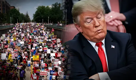 Por un 'D.C. Libre': Miles asisten a la protesta en contra del despliegue de tropas federales lideradas por Trump