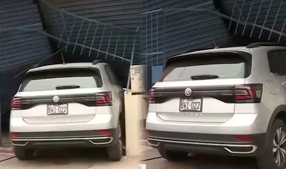 Conductora confunde el freno con el acelerador y estrella su camioneta contra restaurante en La Molina