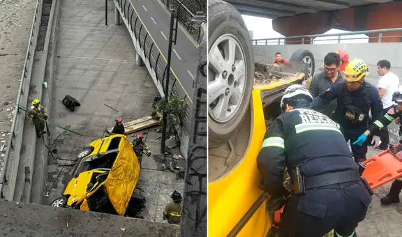 Conductor de auto que cayó del puente Ricardo Palma tenía licencia con orden de retención y acumulaba 100 puntos por infracciones