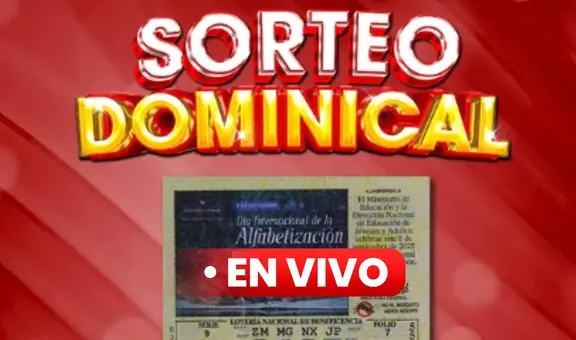Resultados Sorteo Dominical EN VIVO hoy, 7 de septiembre: números ganadores Lotería Nacional de Panamá, vía Telemetro y TVN