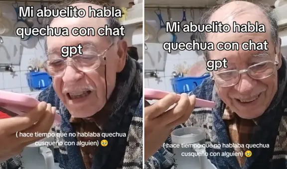 Abuelito conmueve al conversar con ChatGPT en su lengua originaria: “Hace tiempo que no hablaba quechua"