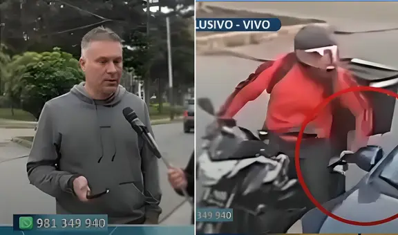 Leao Butrón denuncia en redes que repartidor de delivery dañó el espejo del auto de su hermano: ''La empresa no responde''