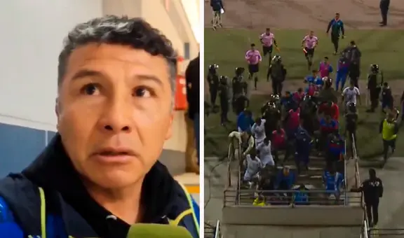 'Cachete' Zúñiga acusó al árbitro Kevin Ortega de insultarlo en abrupto partido de Liga 2: "Me le fui encima"