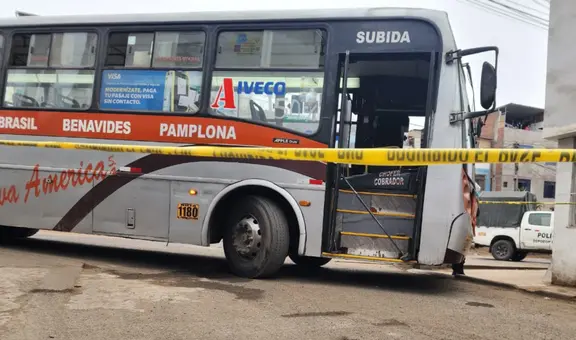 Asesinan a chofer de la línea ‘Nueva América’ en SJM frente a pasajeros que iban a bordo