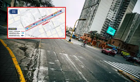 Cierran parcialmente avenidas Brasil y Los Alisos en SMP por obras de mejoramiento: estos son los tramos afectados, según MML