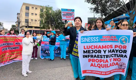 Inicia huelga de EsSalud: manifestantes denuncian mala gestión económica, politización de la institución y carencias en regiones