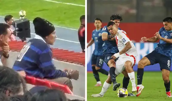 Filtran desoladora imagen de Paolo Guerrero en el Estadio Nacional durante la derrota de la selección Peruana ante Paraguay