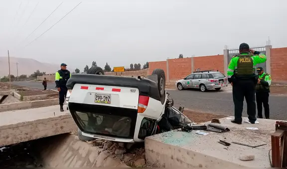 Militar se salva de morir en accidente de tránsito: vehículo en el que se trasladaba dio varias vueltas de campana