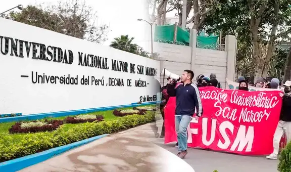 San Marcos suspende clases presenciales durante 5 días por 'mantenimiento', pero estudiantes aseguran que se debe a toma