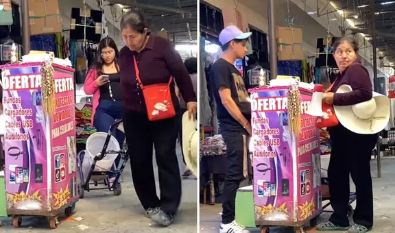 Joven deja caer S/20 a propósito y reacción de mujer causa revuelo en redes: “Encima reclama”