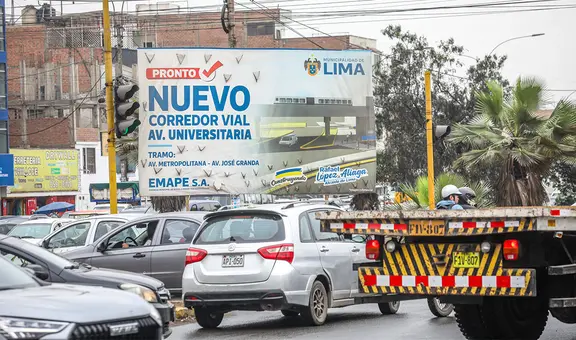 Cierran tramos de la avenida Universitaria por construcción de la Vía Expresa Norte: conoce los desvíos