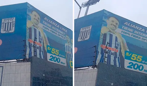Hincha de Alianza Lima exige retirar publicidad donde aparece 'Bigote' Rodríguez previo a partido ante U. de Chile: "Es enemigo"