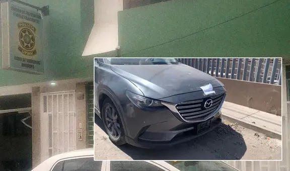 Policía investigado por usar carro robado en Arequipa continúa laborando