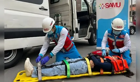 Ambulancias del SAMU ya han atendido a cerca de 10.000 víctimas de accidentes solo en Lima Metropolitana