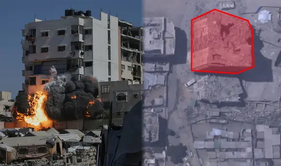 Israel derribó una torre de 12 pisos usada por Hamás para “ejecutar y perpetrar ataques” terroristas en Gaza